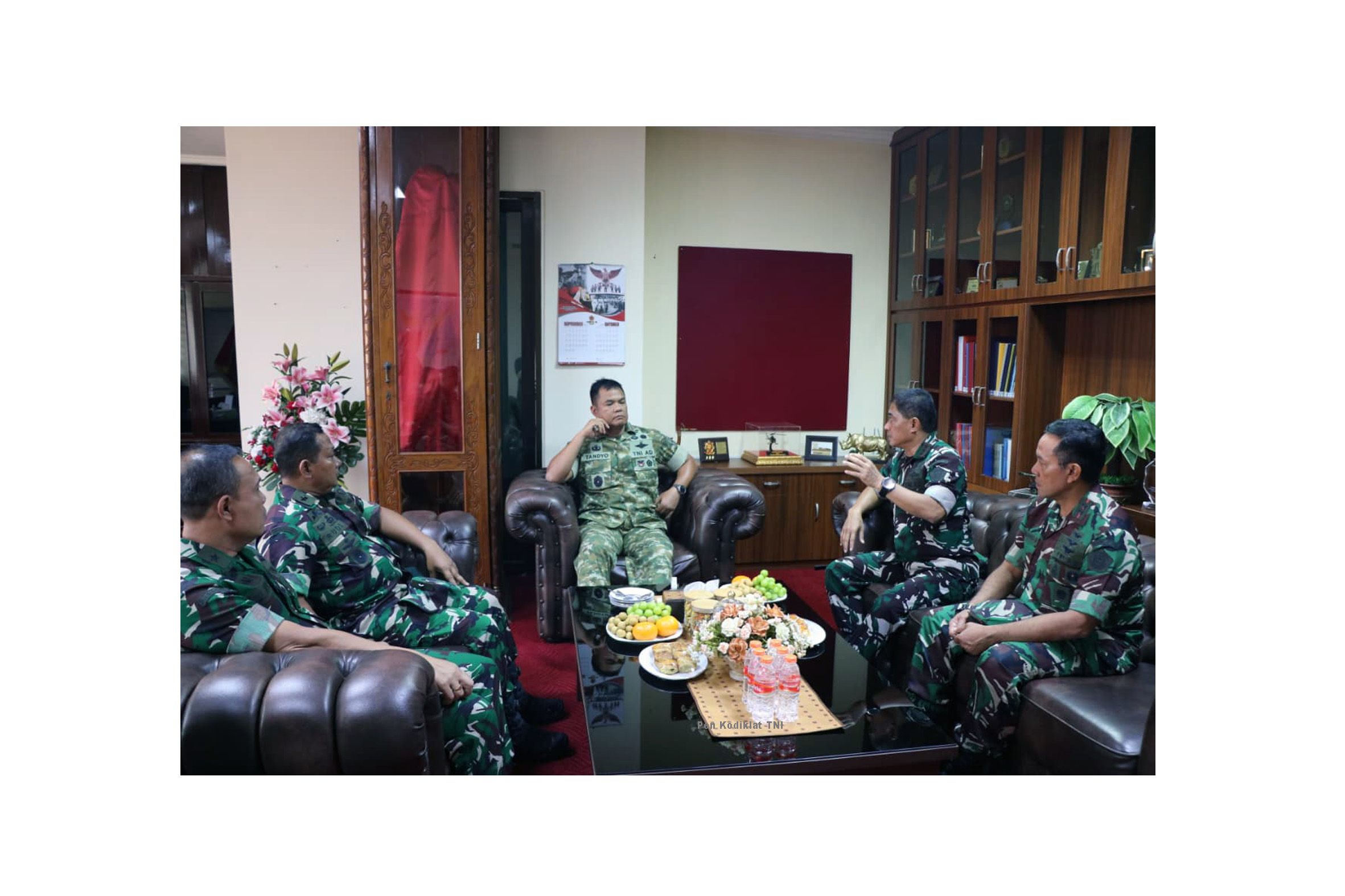 KUNJUNGAN WAPANG TNI KE KODIKLAT TNI