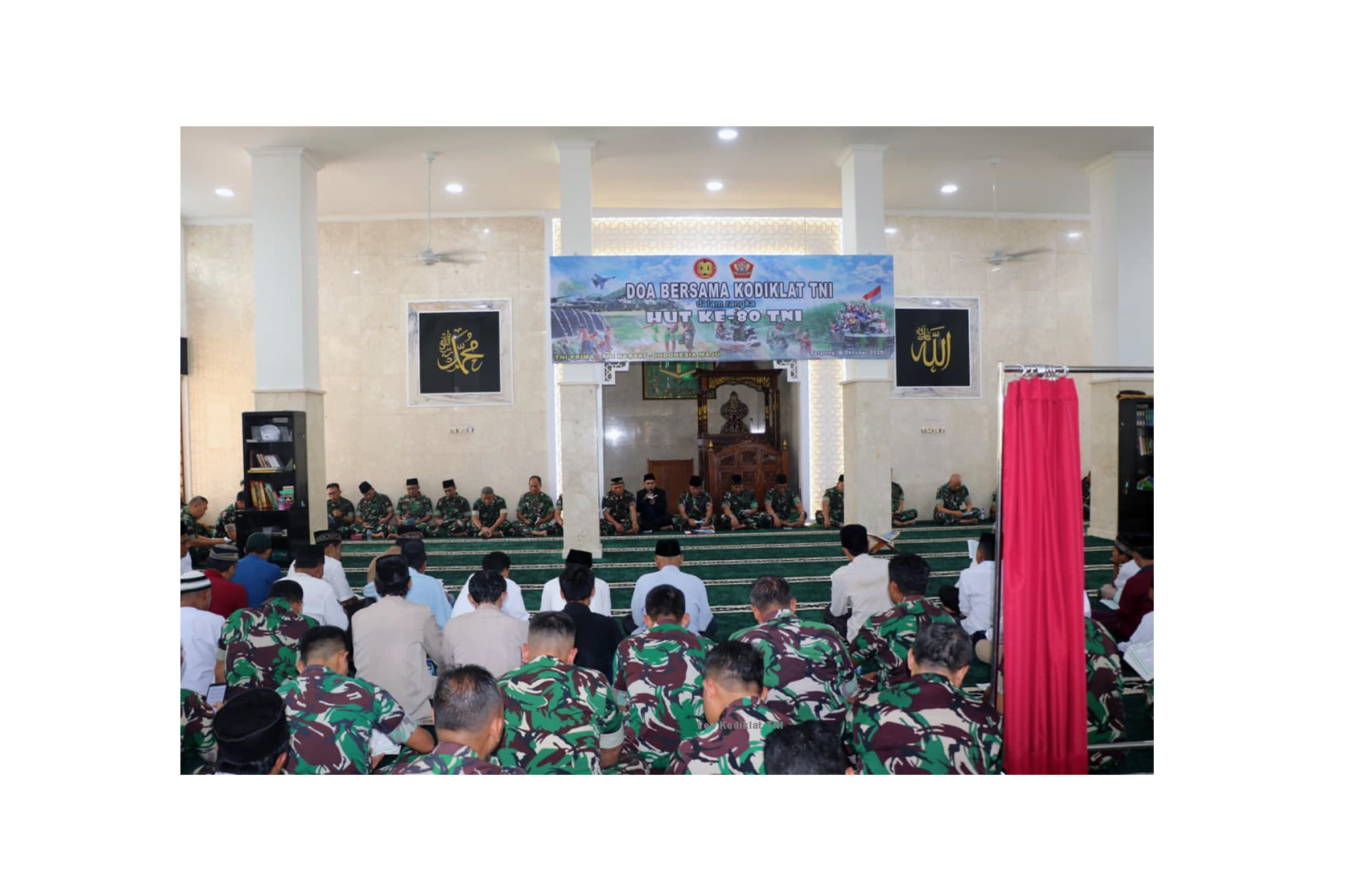DOA BERSAMA DALAM RANGKA HUT KE-80 TNI