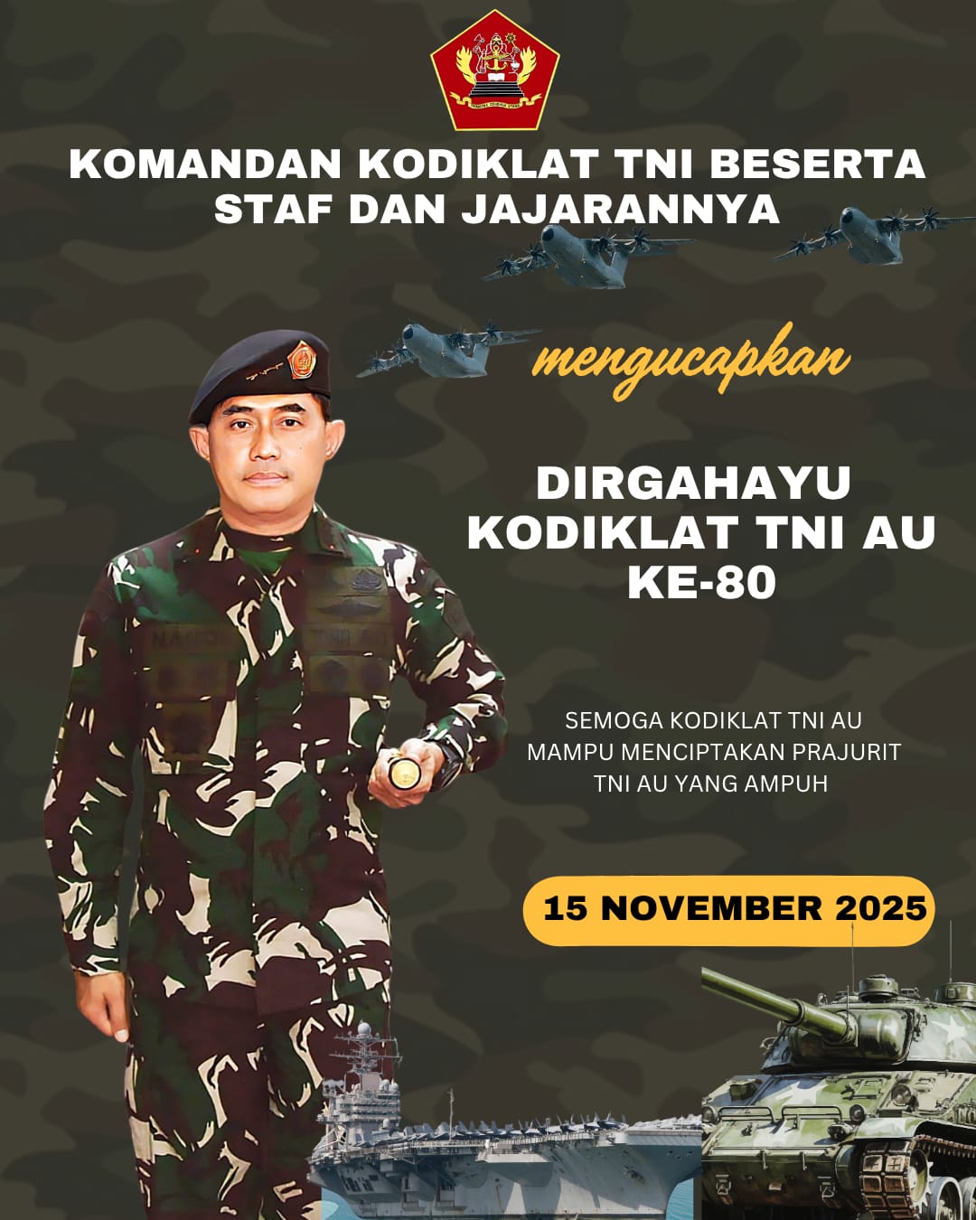 DIRGAHAYU KODIKLAT TNI AU KE-80